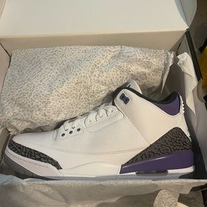 Air Jordan retro 3 purple size 13 new